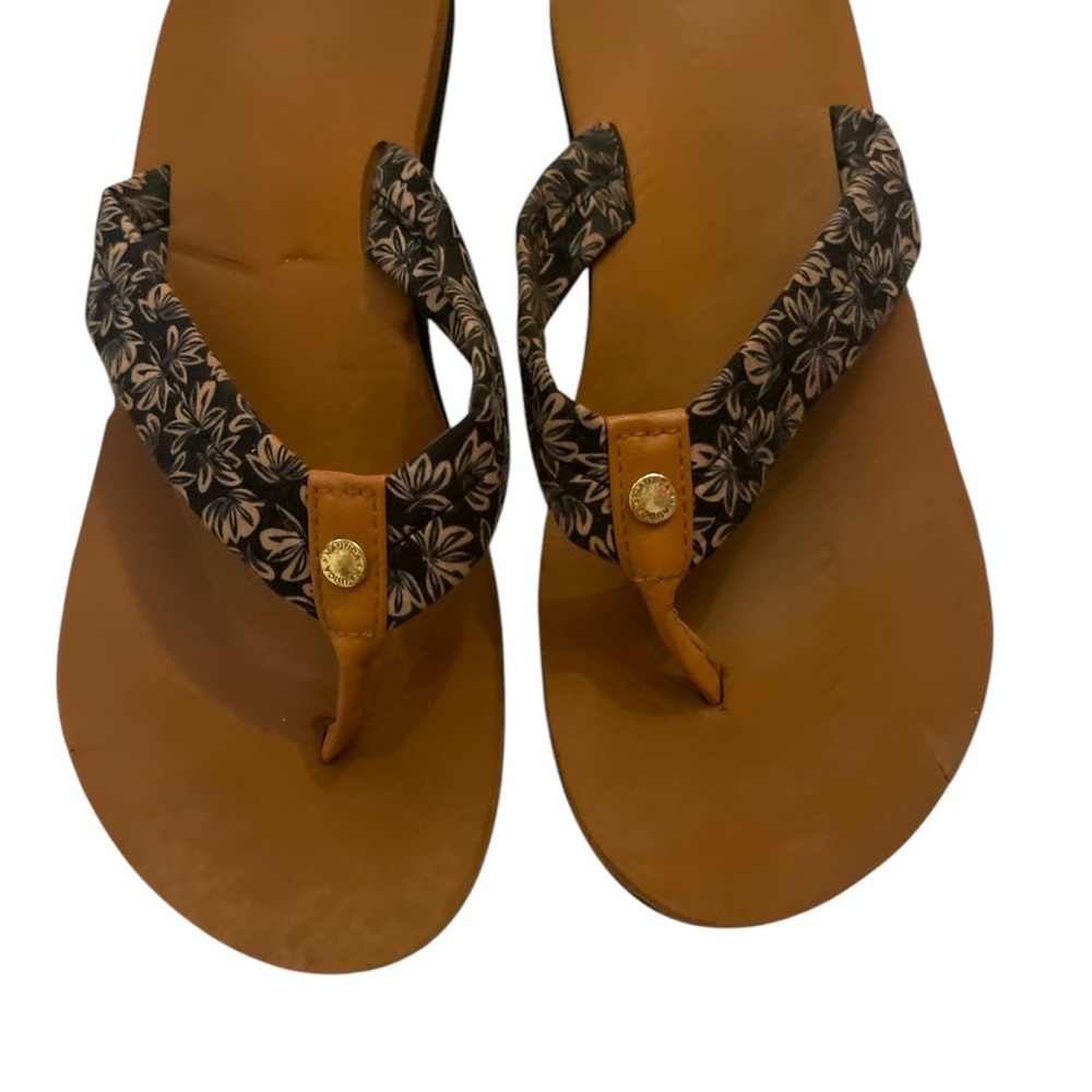 Náutica Brown Floral Women's Sandals